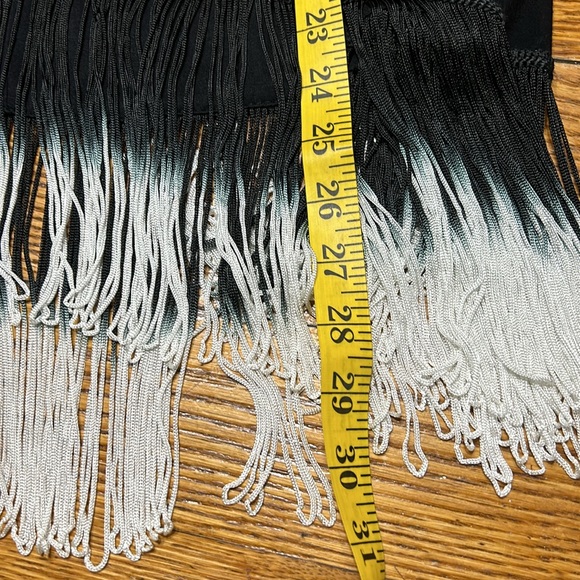 French Blue black batwing style top. Sequin detail. Size Small. New with tags. - Picture 10 of 11